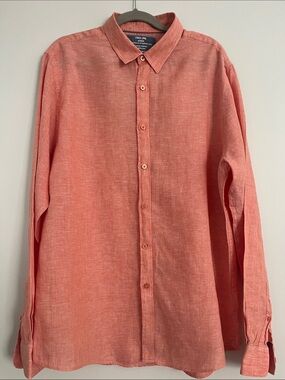 100% Linen Long Sleeve Shirt